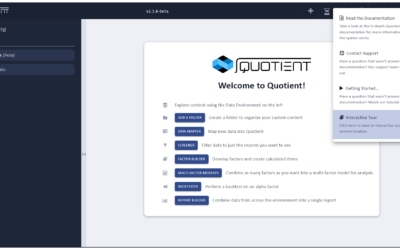 Quotient Makes Learning How To Use Quotient™ Easy With Interactive Tours And Helpful Hints